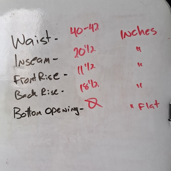 Women's Cerulean Blue Basic Editions Crop/Capri sz 18W - Picture 9 of 9